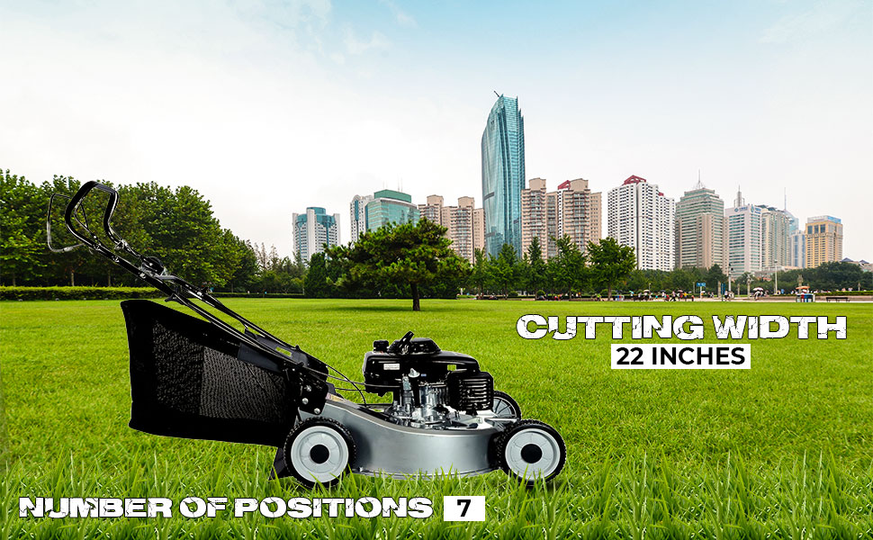 BKR® GXV 160 Honda Engine Heavy Duty Self Propelled Lawn Mower | 5 HP 4-Stroke– 22-Inch Cutting Width | 13-85mm Cutting Width | Tough Aluminium Deck for Heavy Works- LG0727 detail 2