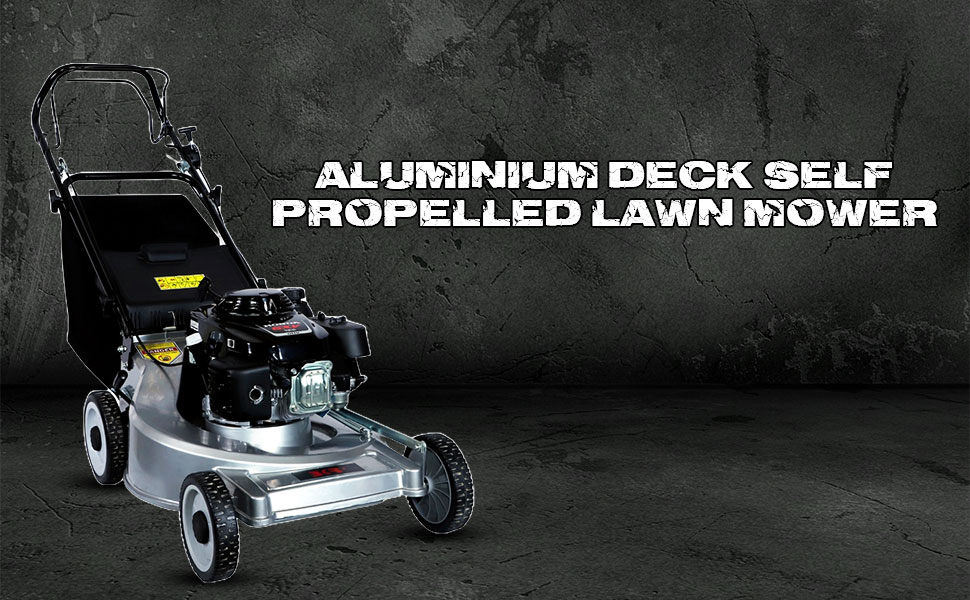 BKR® GXV 160 Honda Engine Heavy Duty Self Propelled Lawn Mower | 5 HP 4-Stroke– 22-Inch Cutting Width | 13-85mm Cutting Width | Tough Aluminium Deck for Heavy Works- LG0727 detail 1
