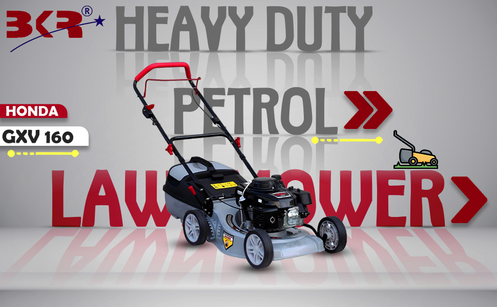 BKR® Original Honda Powered GXV 160 19Inch Tough Aluminium Deck Manual Push Lawn Mower LG0726 detail 1