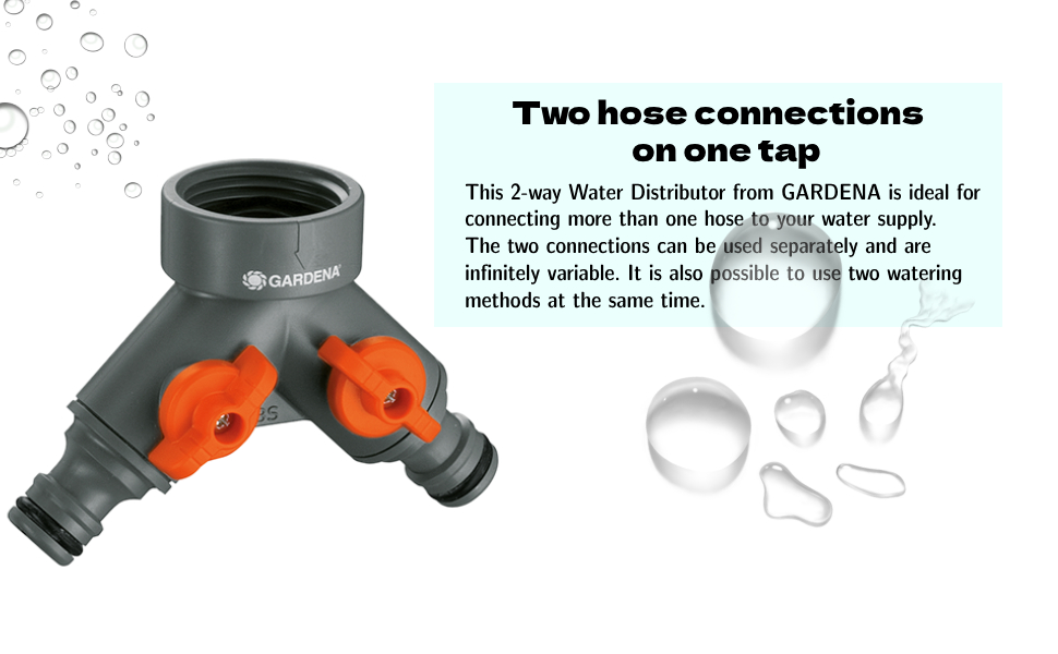 GARDENA 938-20 Twin Tap Connector 26.5 mm (G 3/4") LG0791 detail 2
