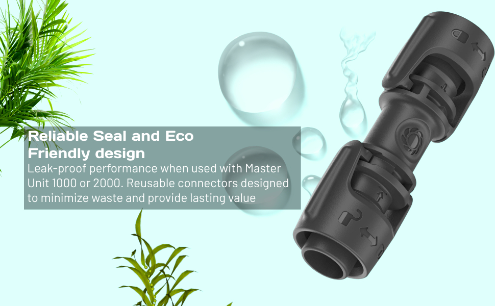 Gardena 13203-20 Connector 13 mm (1/2") – Micro-Drip-System Pipe Extension Coupling, Anthracite | LG1101 detail 3
