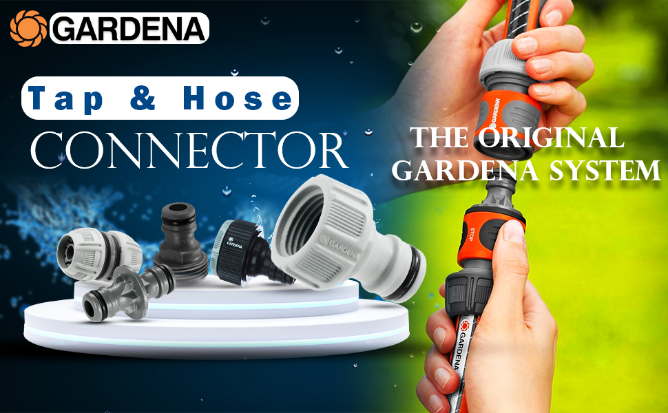 Gardena Connector for 13 mm (1/2 Inch) Hose - Reliable Repair with POWER GRIP, (18232-20) - LG0988 detail 1