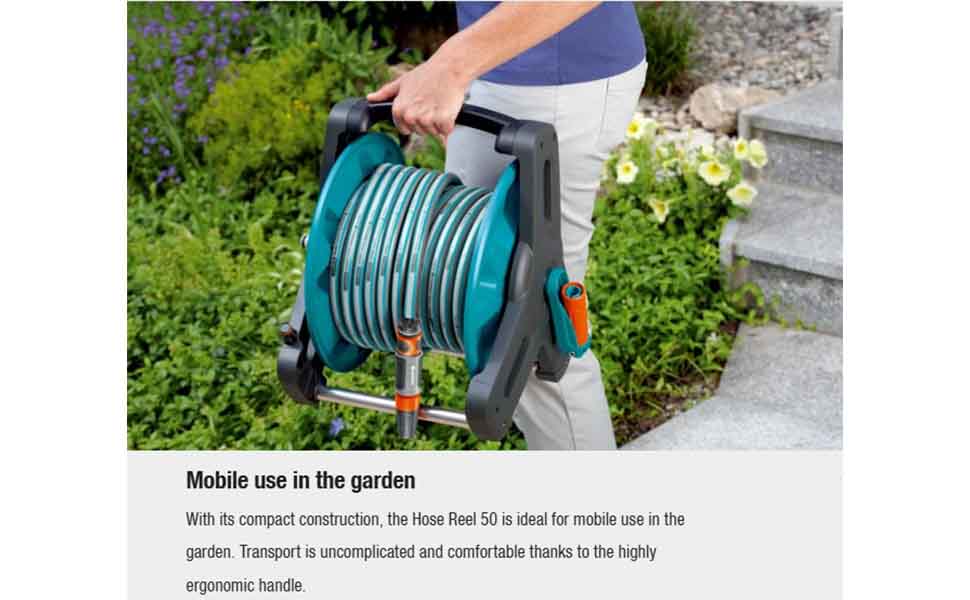 GARDENA 8007-20 Classic Hose Reel 50 1/2-Inch Hose Capacity LG0912 detail 3