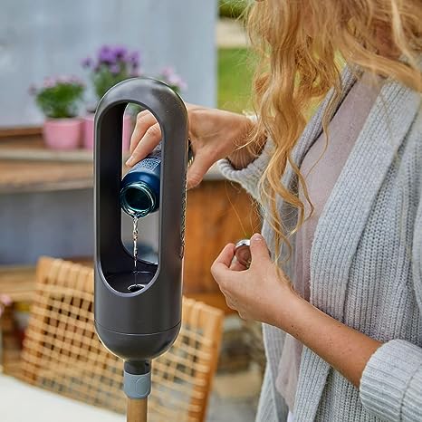 Gardena ClickUp Garden Combo Torch Fireplace 11360-20, Bird Feeder 11380-20 with free Flower Bowl 11320-20 with Handle All Season Flexible Garden Decoration System Stylish Weatherproof Durable Outdoor Set- CMB0039 detail 3